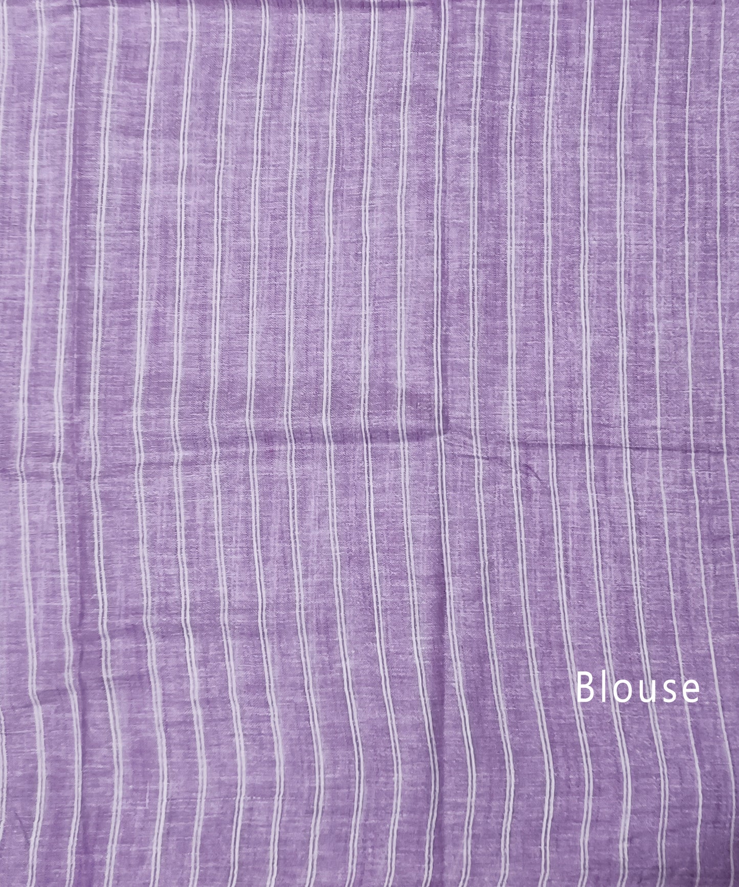 Light Purple Cotton Slub Saree