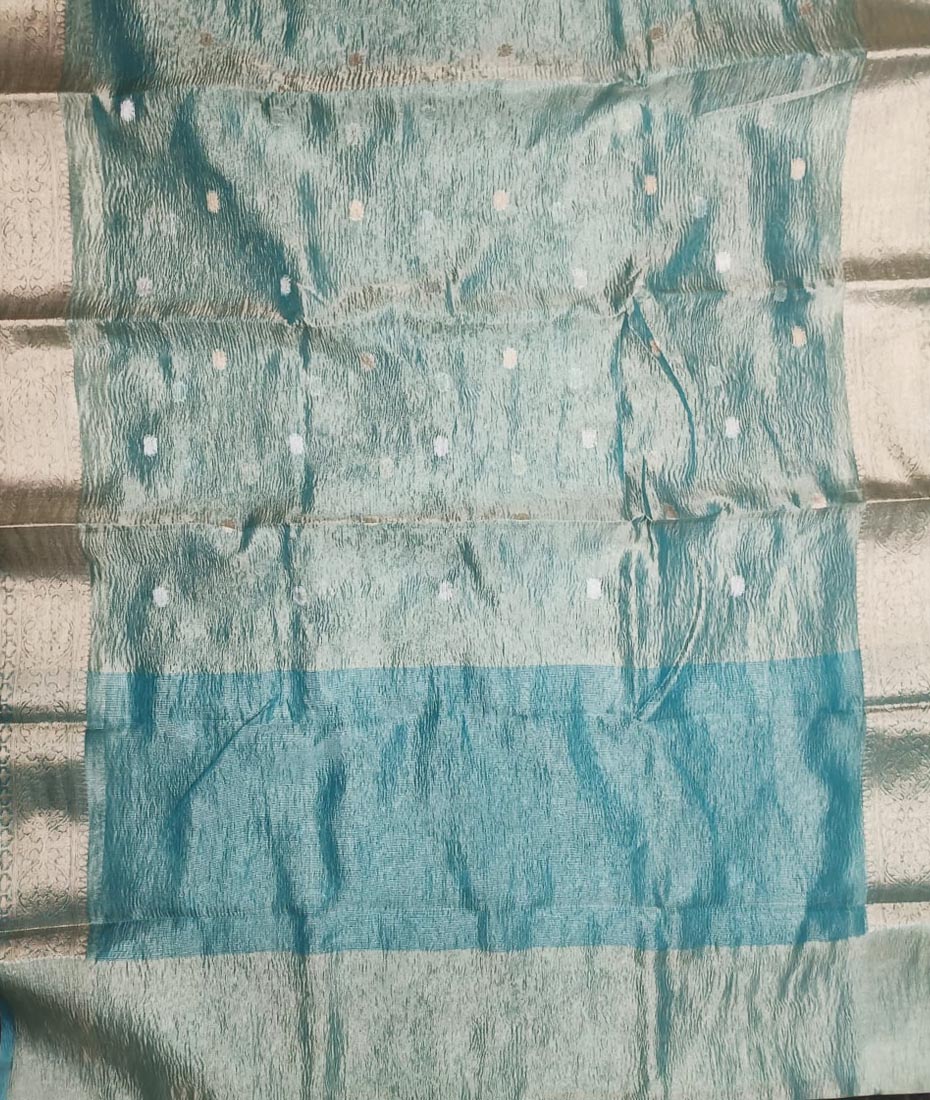 Crush Tissue Saree | Peepal Clothing