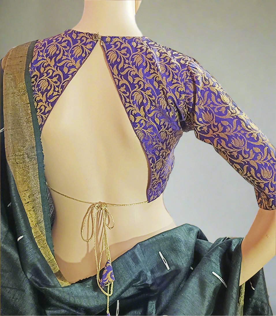 Brocade Blouse| Peepal Clothing