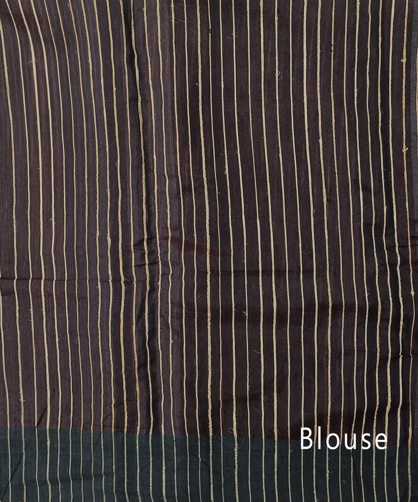 Coffee Eri Silk saree with Ghicha Pallu