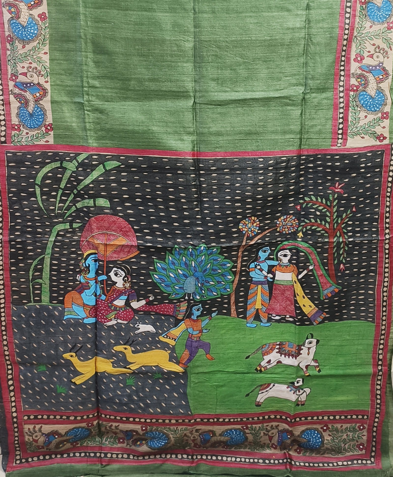 Madhubani Silk Saree