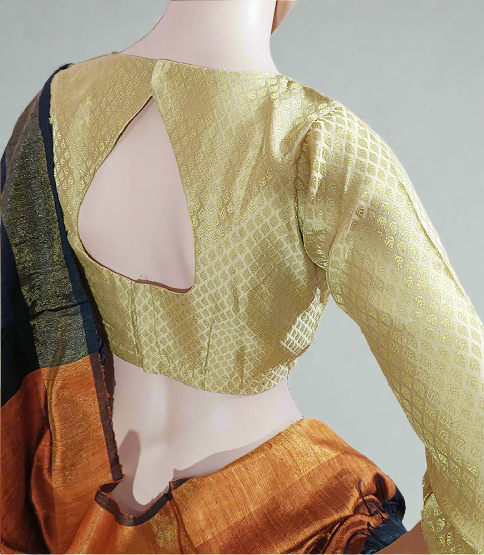 Golden Blouse| Peepal Clothing
