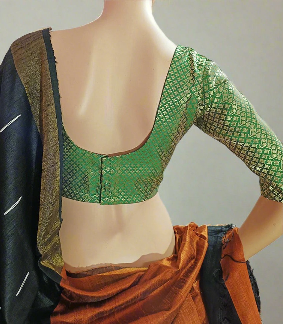 Elbow Sleeve Length Blouse| Peepal Clothing