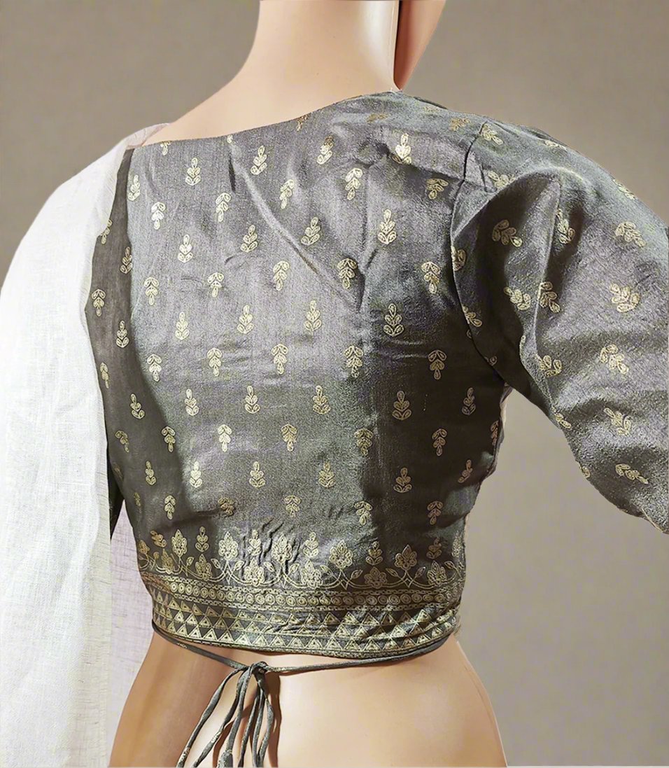Angrakha Style Blouse| Peepal Clothing