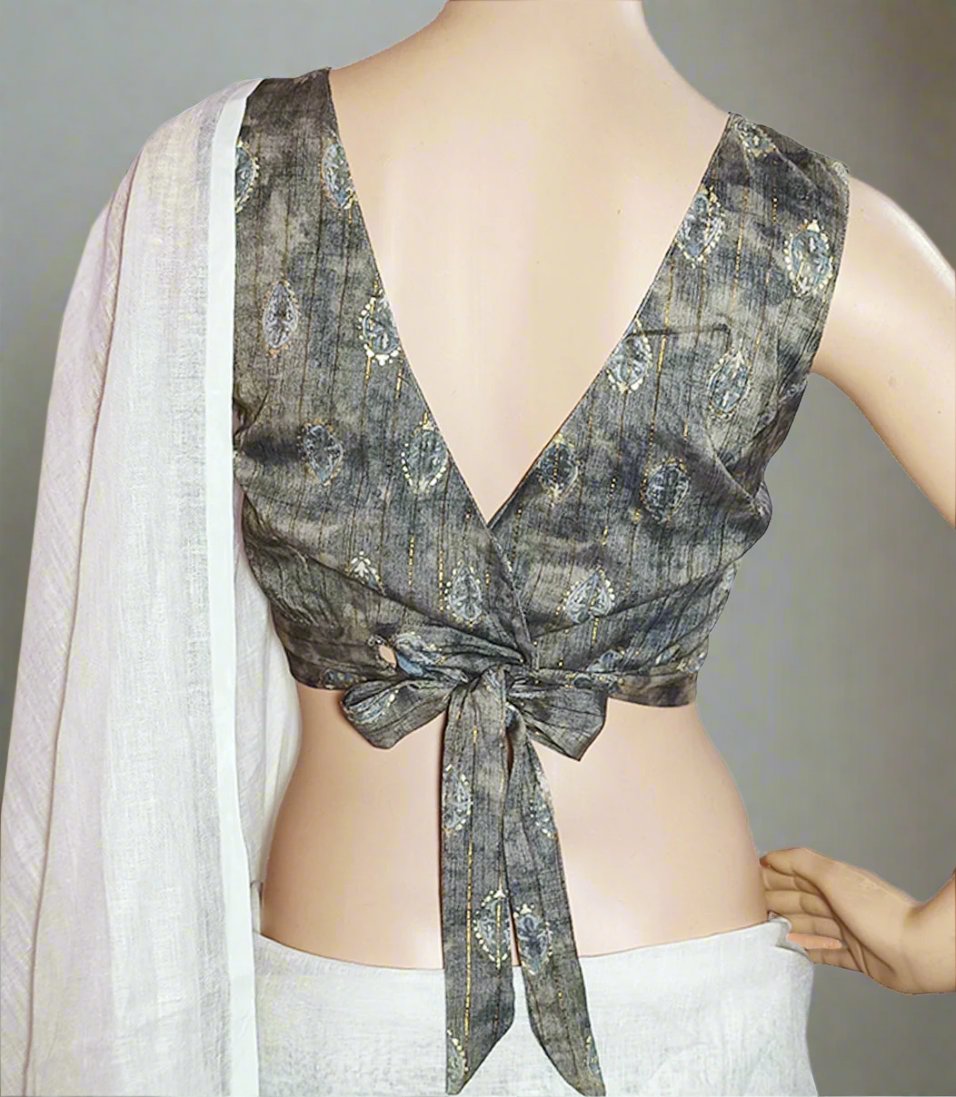 Back Bow Blouse| Peepal Clothing