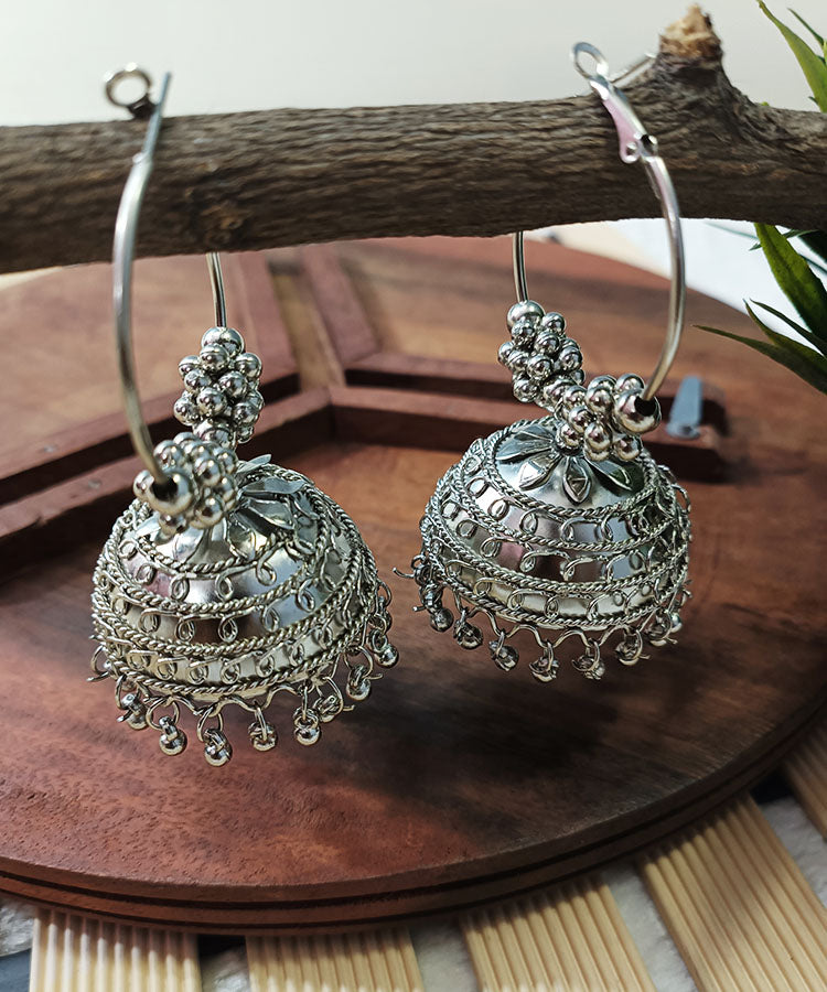 Kalinda Women's Oxidized Earring |Peepal Clothing