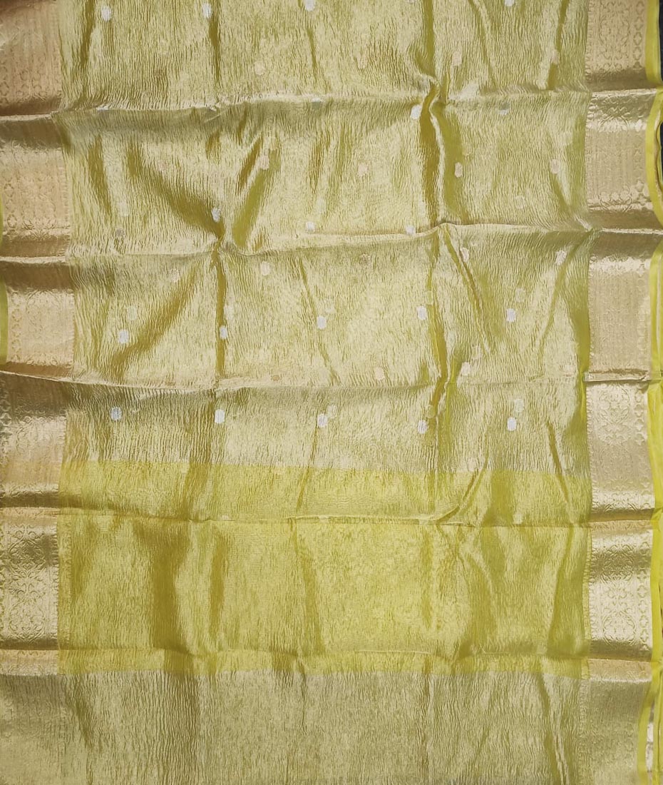 Crush Tissue Saree | Peepal Clothing