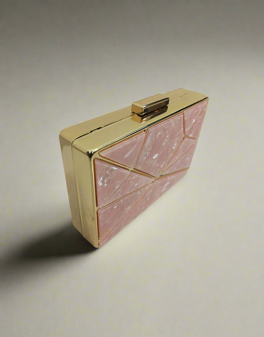 Pink Acrylic Clutch | Modern and Chic Bag