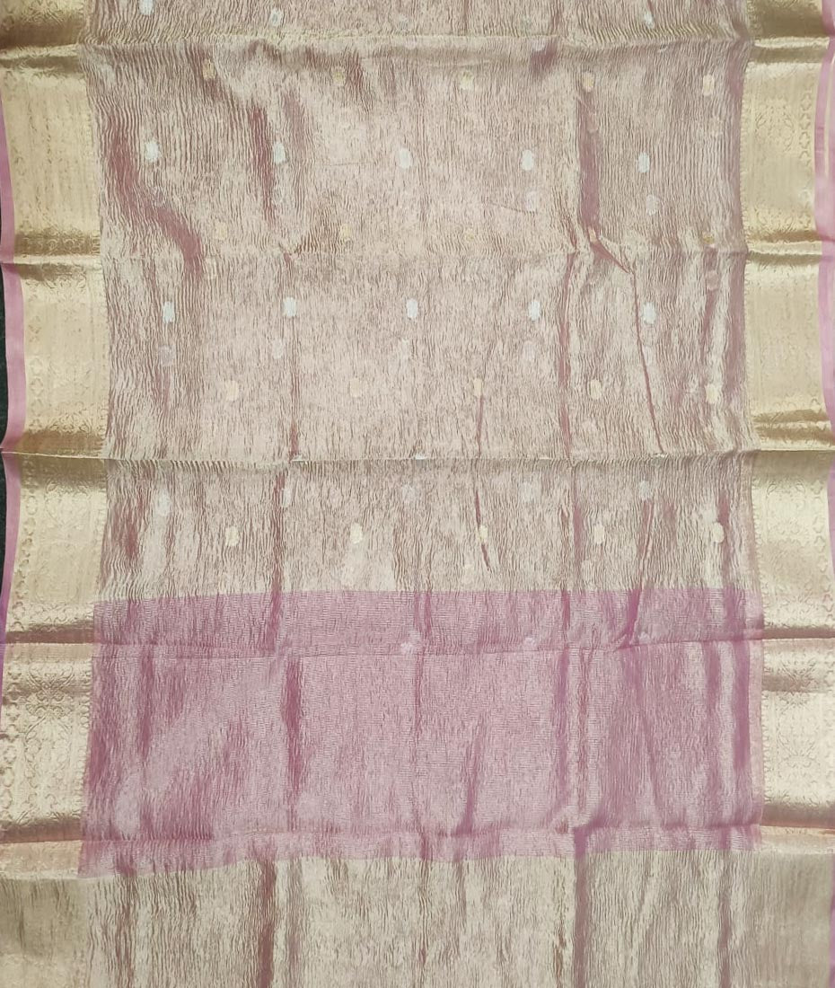 Crush Tissue Saree | Peepal Clothing