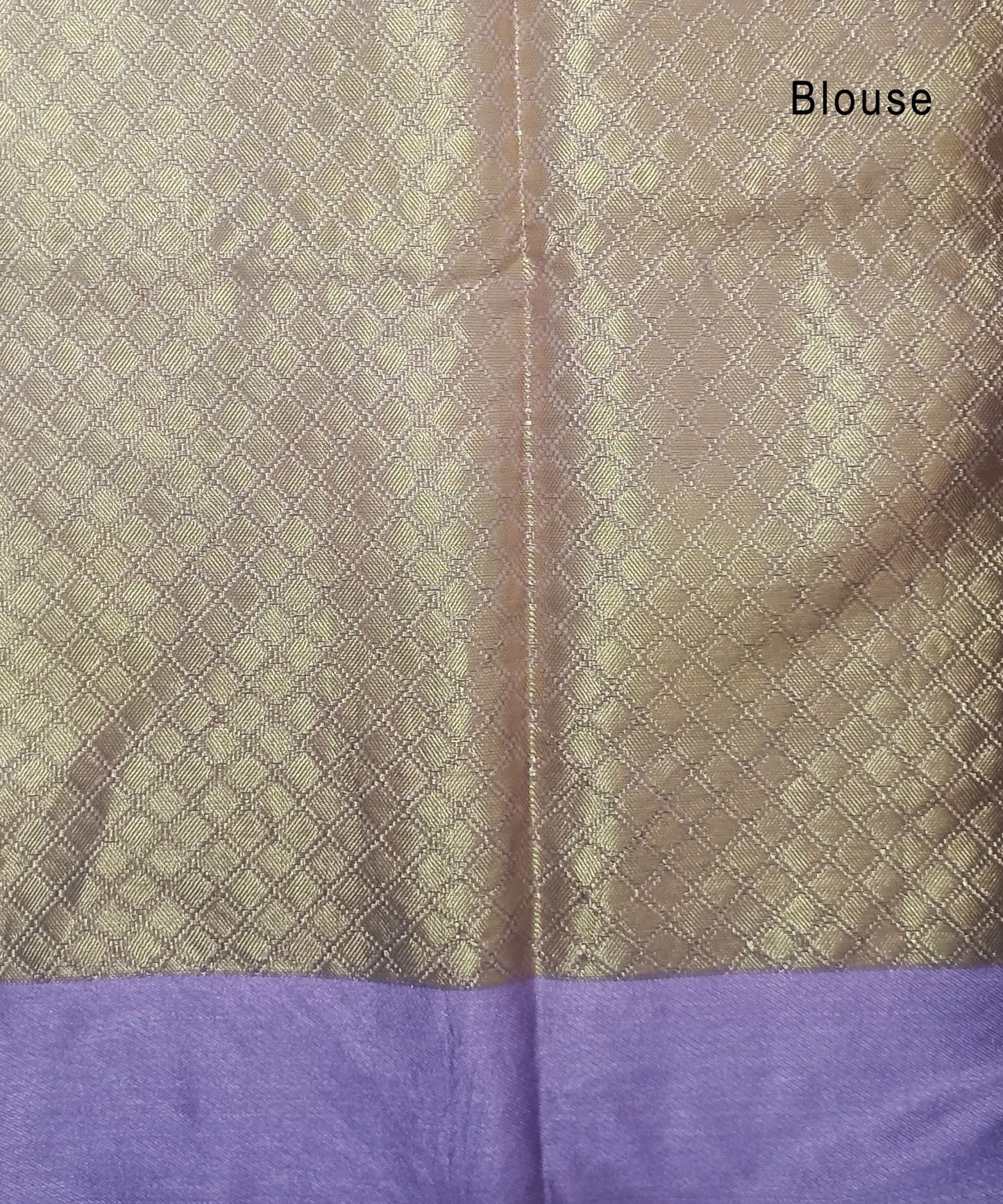 Light Purple Banarasi Kora Silk Organza Saree