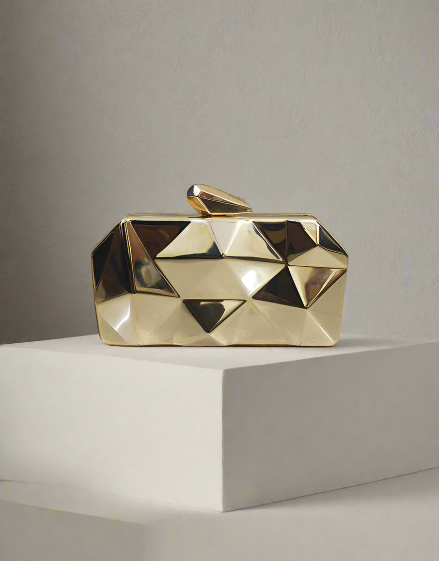 Radiant Gilded Clutch | Peepal Clothing