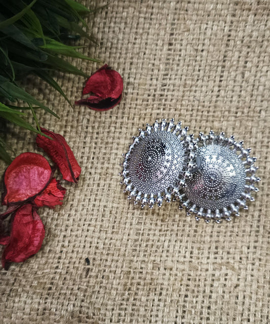 Rajas Women's Oxidized Earring |Peepal Clothing