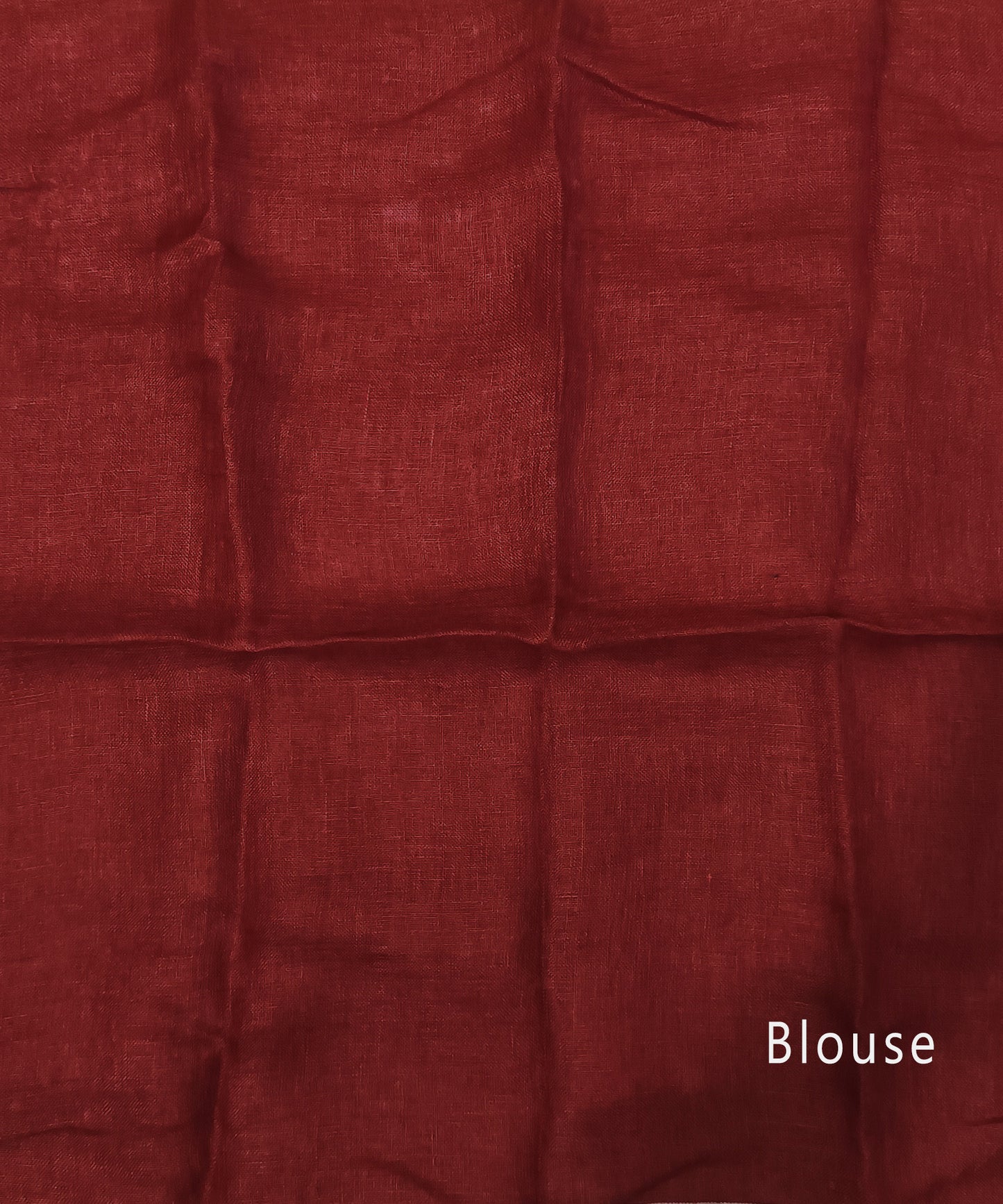 Red and Black Tie and Dye Pure linen saree