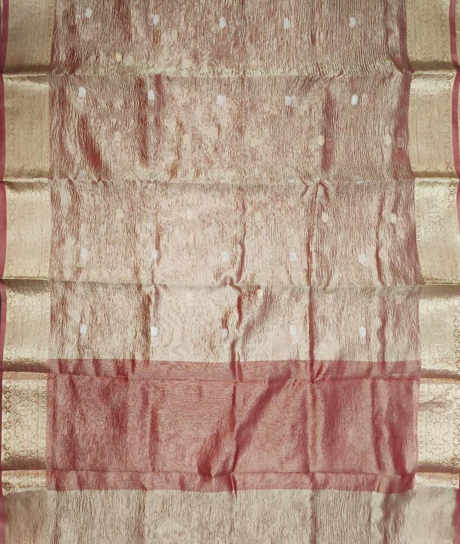Crush Tissue Saree | Peepal Clothing
