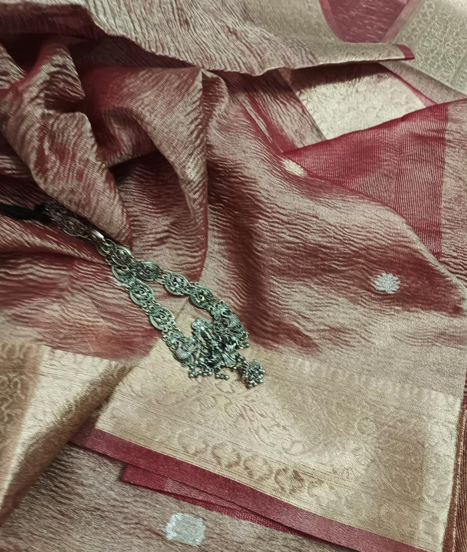 Tissue Saree | Peepal Clothing
