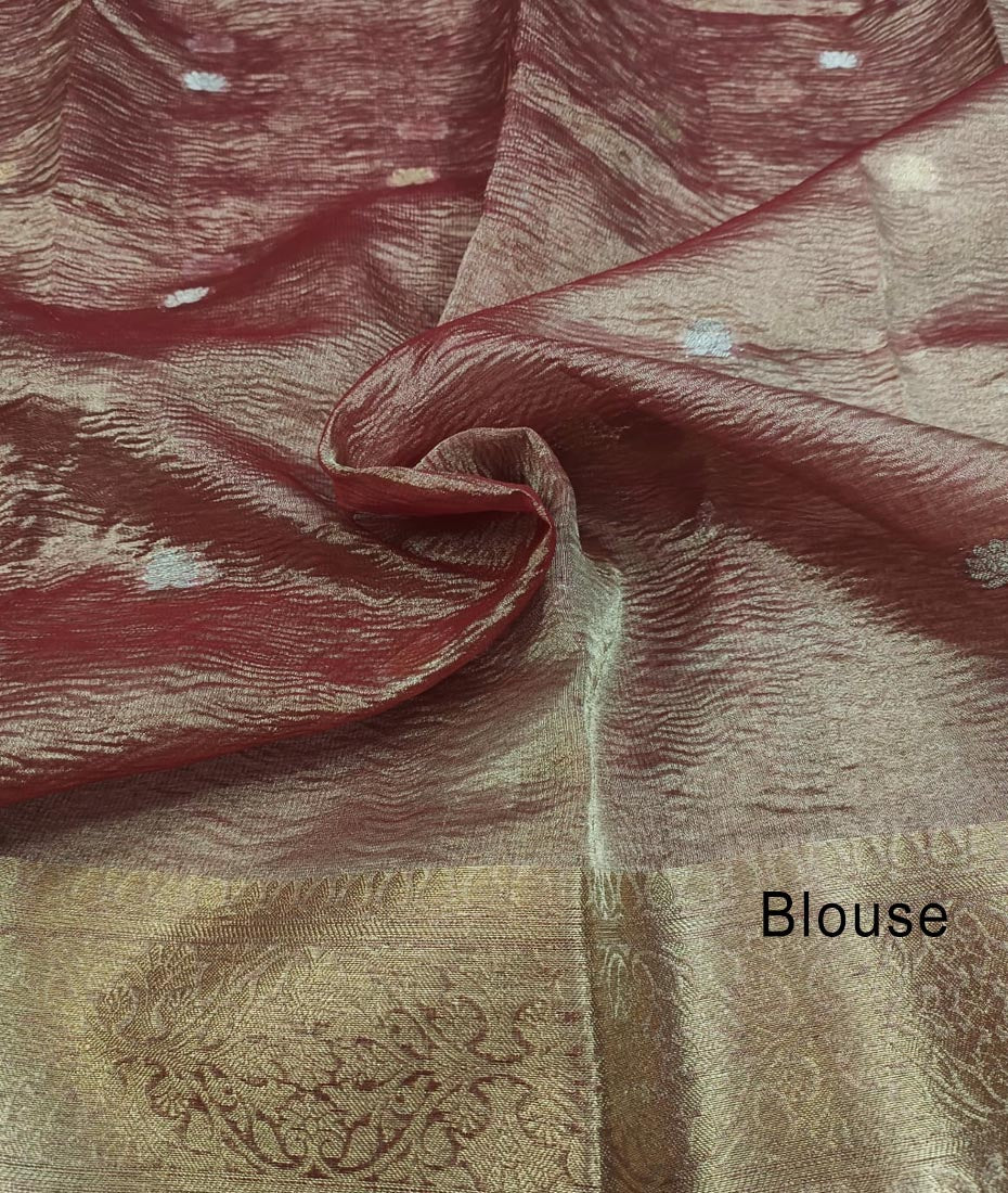 Banarasi Tissue Saree | Peepal Clothing