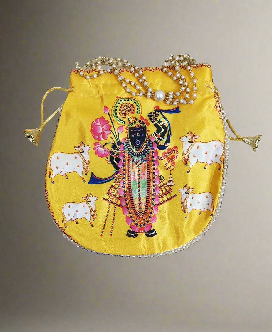 Yellow Shrinathji Potli