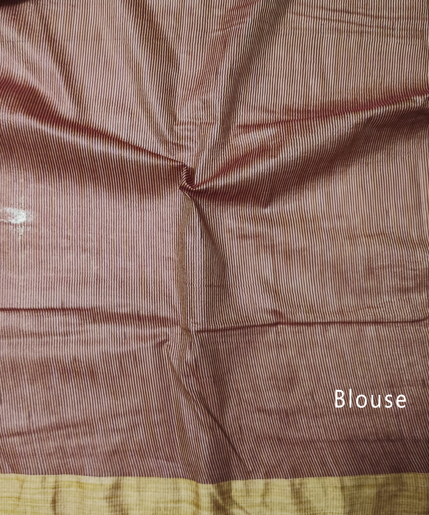 Yellow Tissue Linen Saree