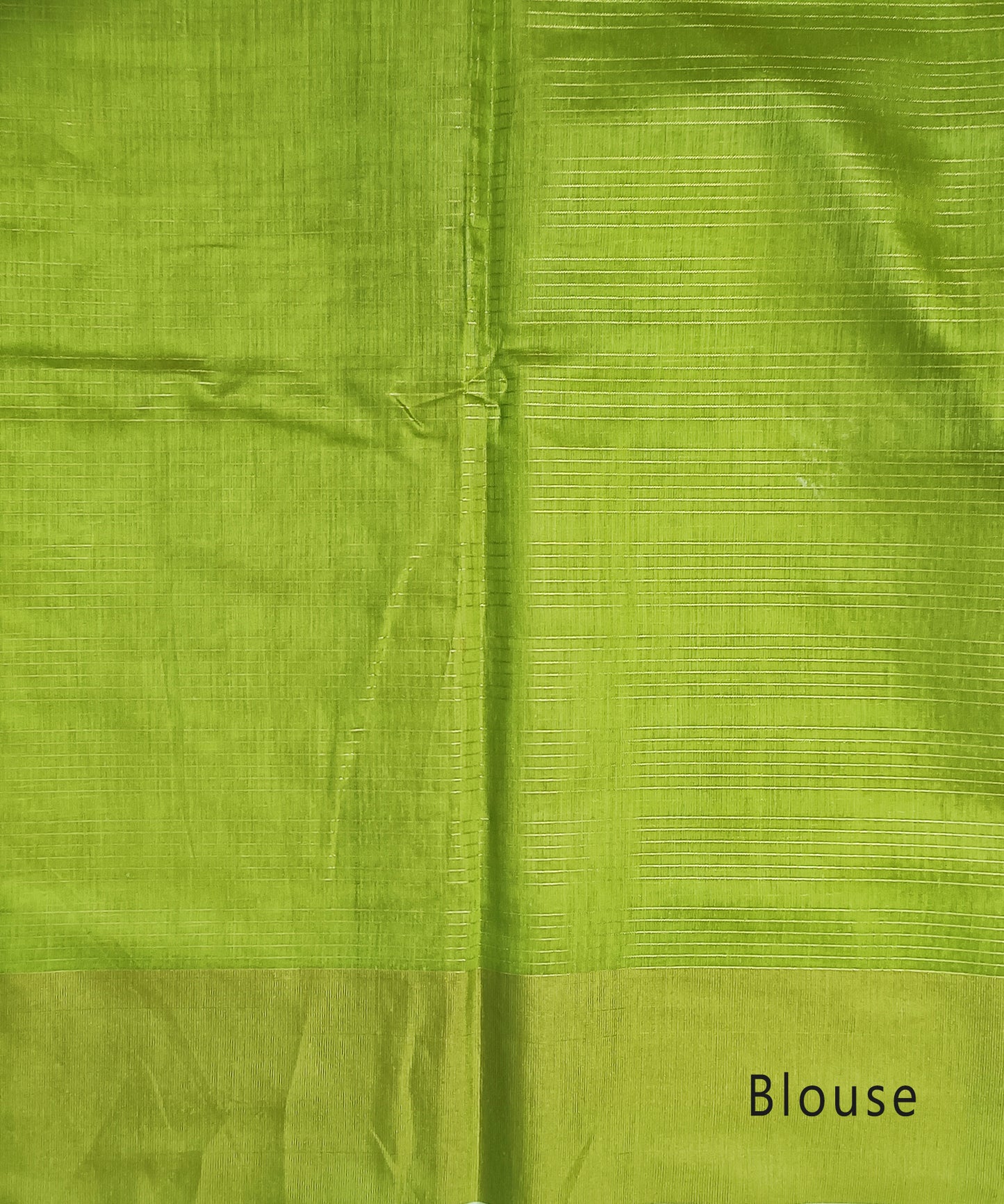 Yellow Zari Checkered Poly Silk Saree