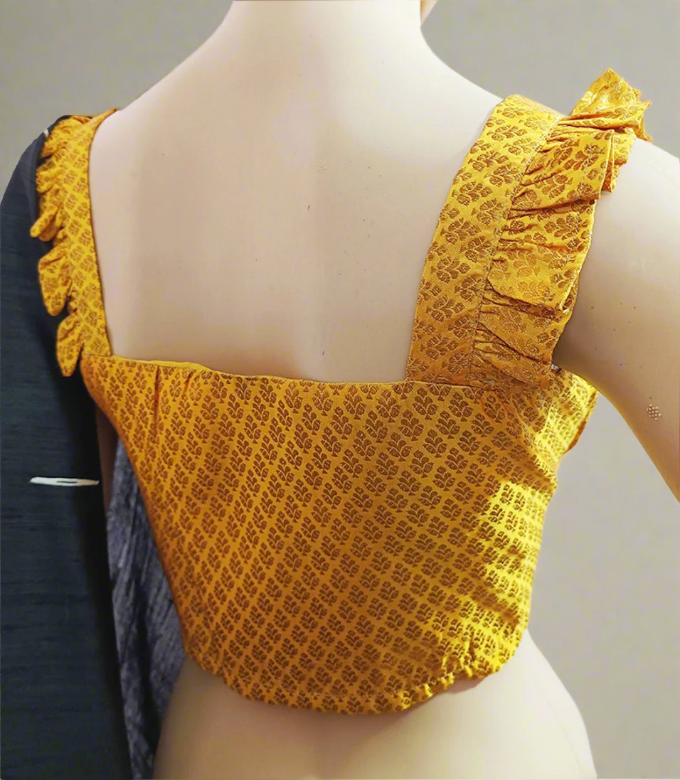 Frill Sleeve Blouse| Peepal Clothing