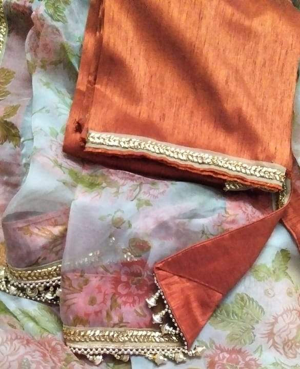 Organza Saree- www.peepalclothing.com