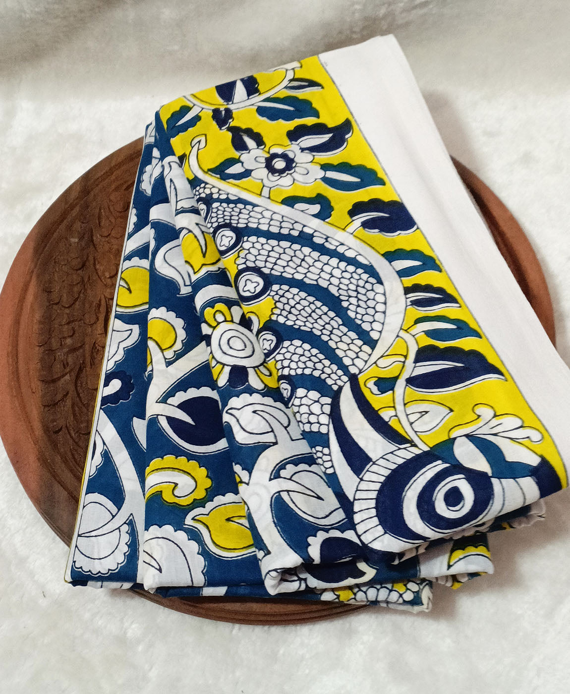 Mulmul Cotton Saree | Peepal Clothing
