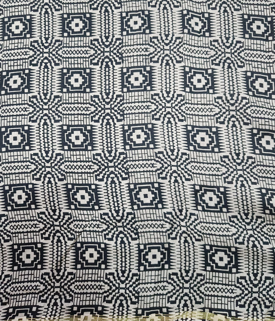 Black Chanderi Saree | Peepal Clothing