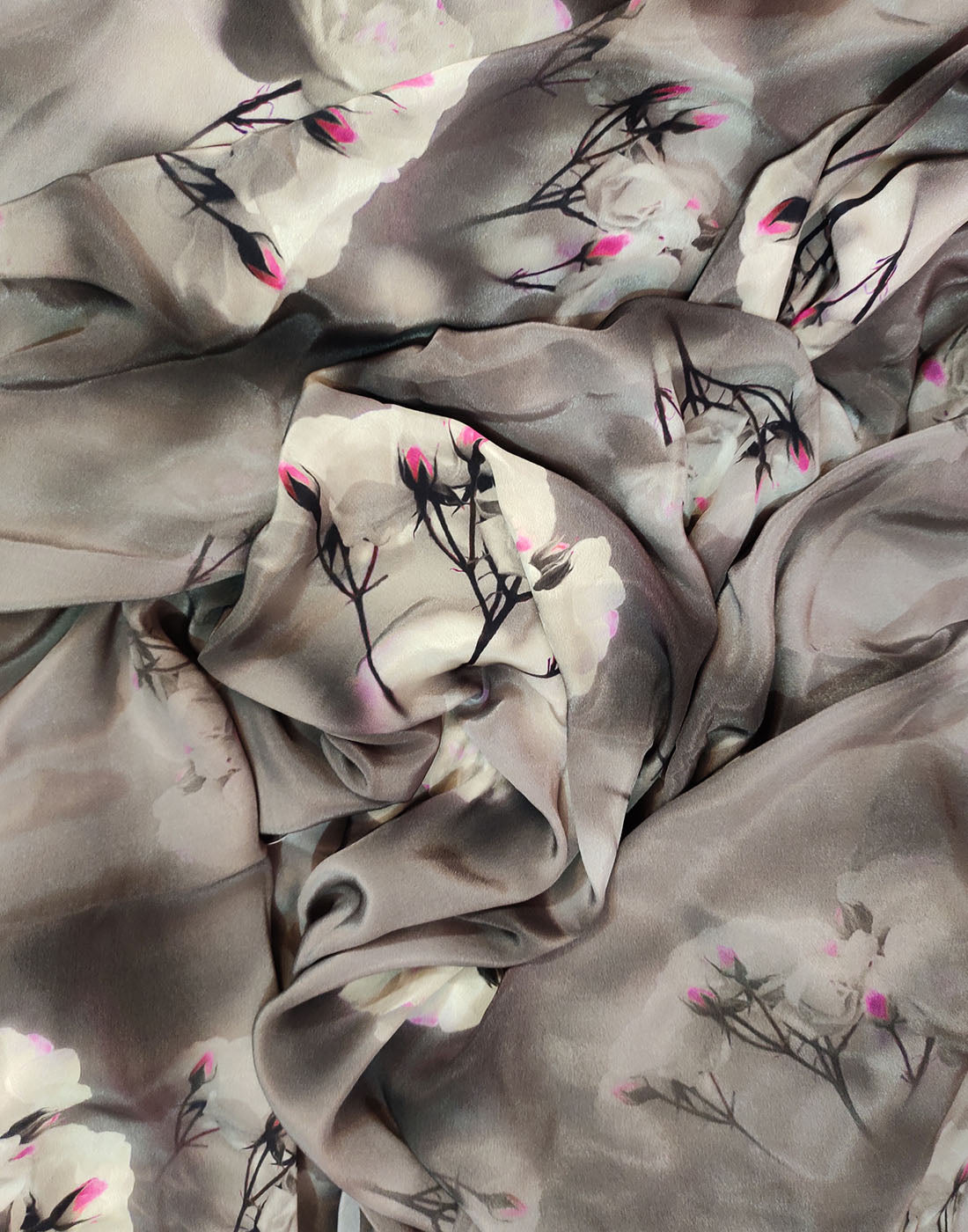 Printed Crepe Saree | Peepal Clothing