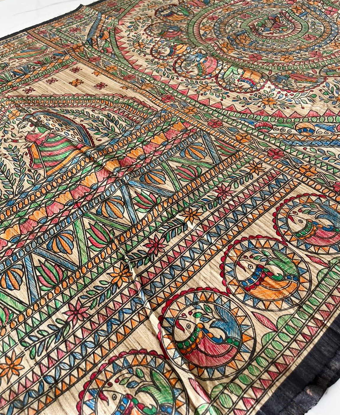 Madhubani Sari | Peepal Clothing