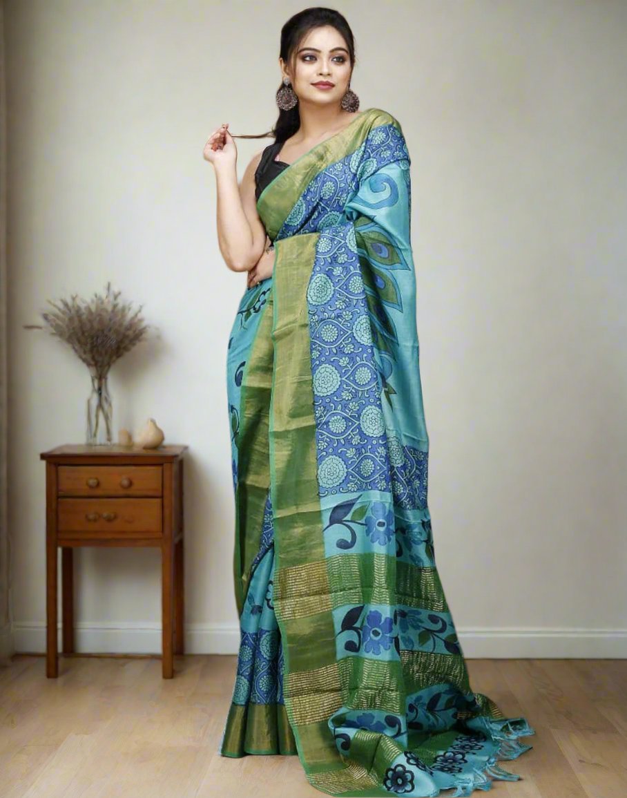 Kalamkari Saree| Peepal Clothing