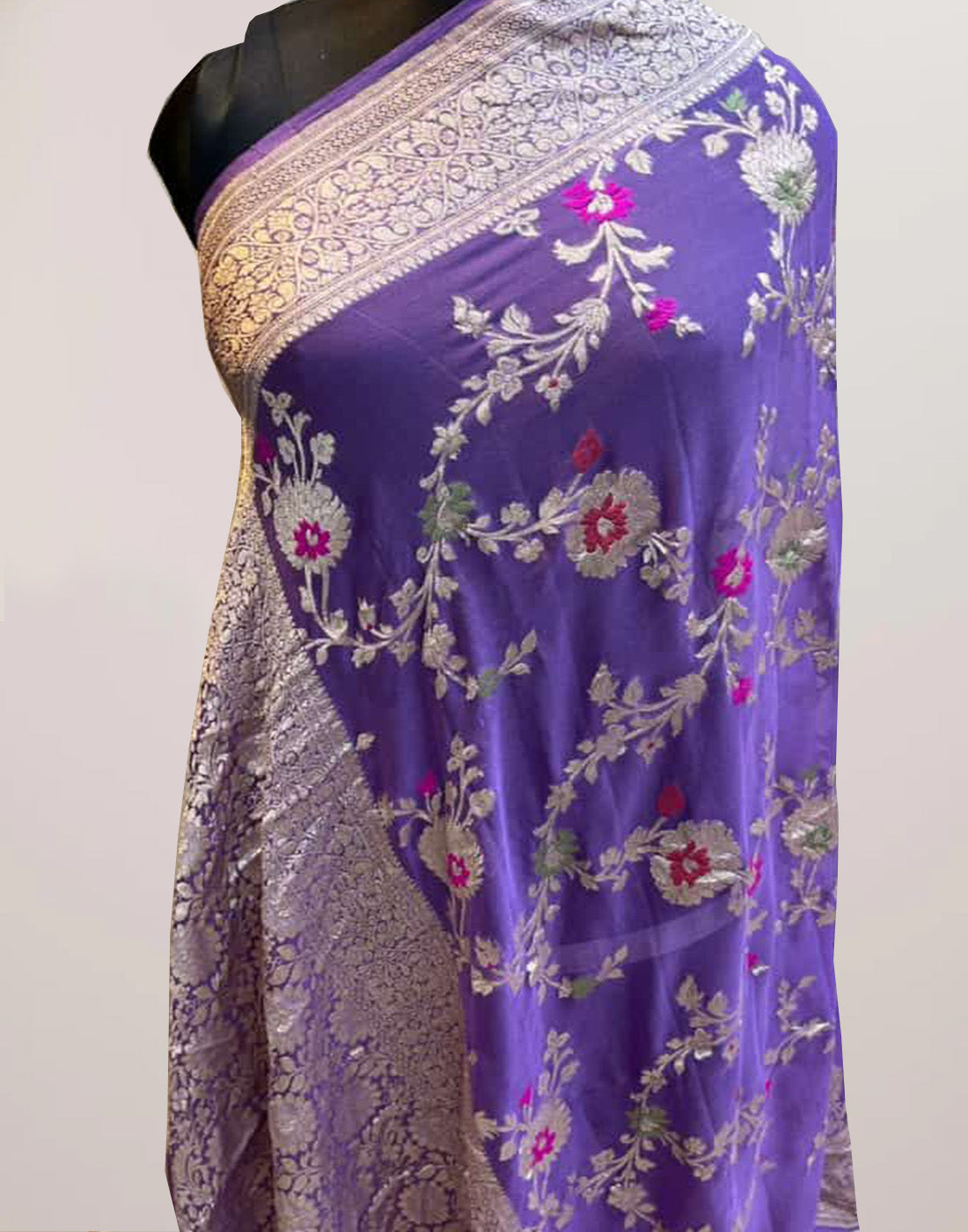 Georgette Saree | Peepal Clothing