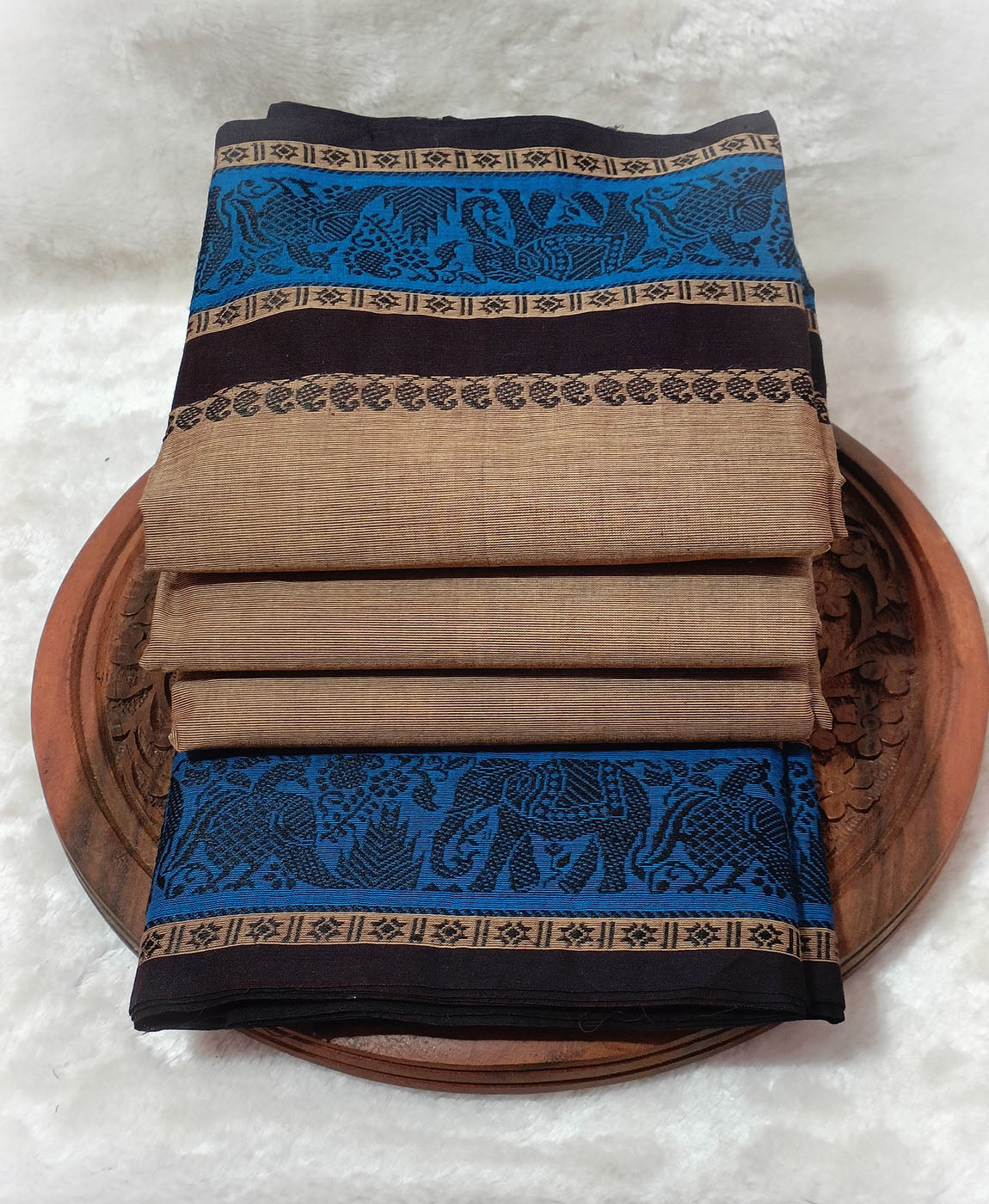 Chettinad Cotton Saree | Peepal Clothing