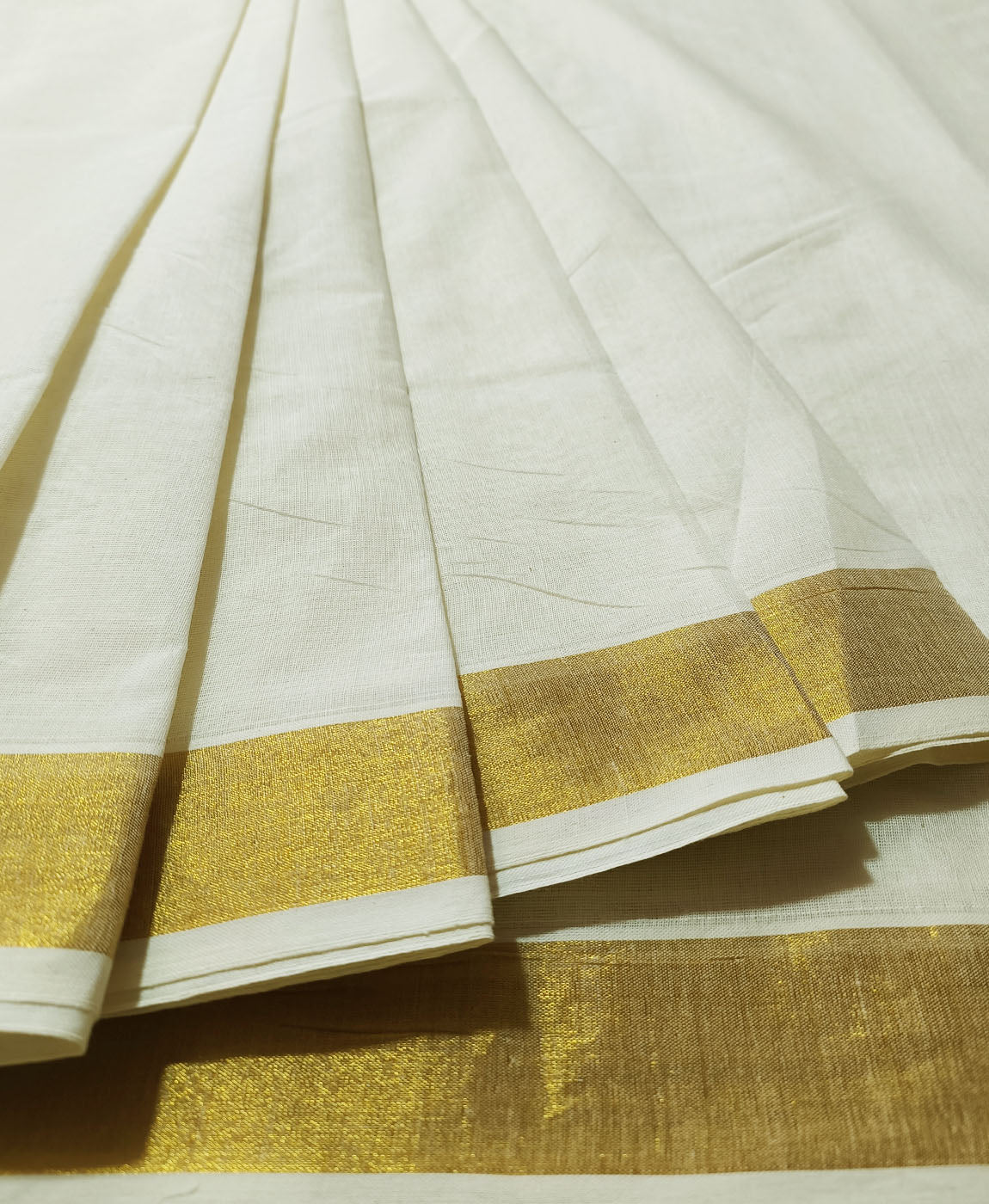 Kerala Cotton Saree | Peepal Clothing