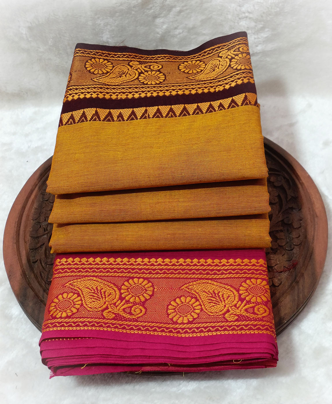 Chettinad Cotton Saree | Peepal Clothing