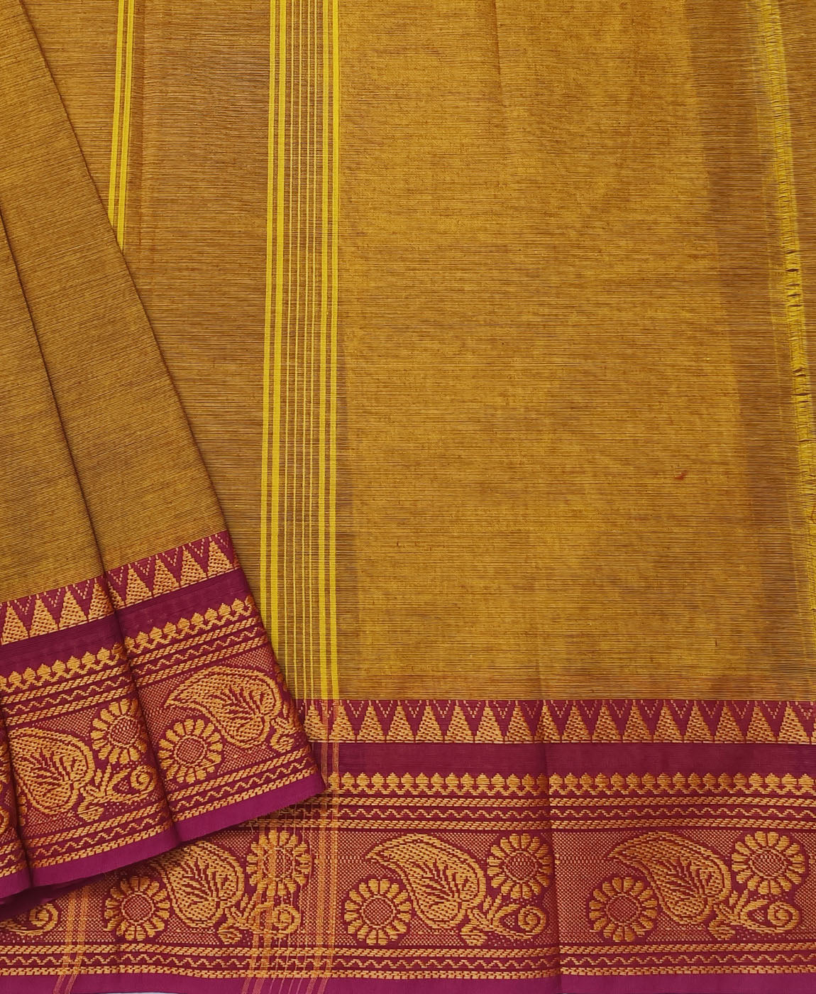 Cotton Saree | Peepal Clothing