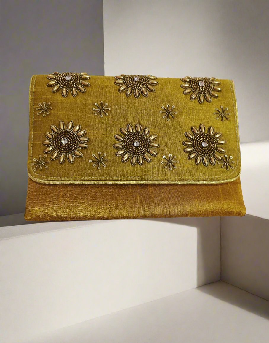 Mustard Clutch | Peepal Clothing