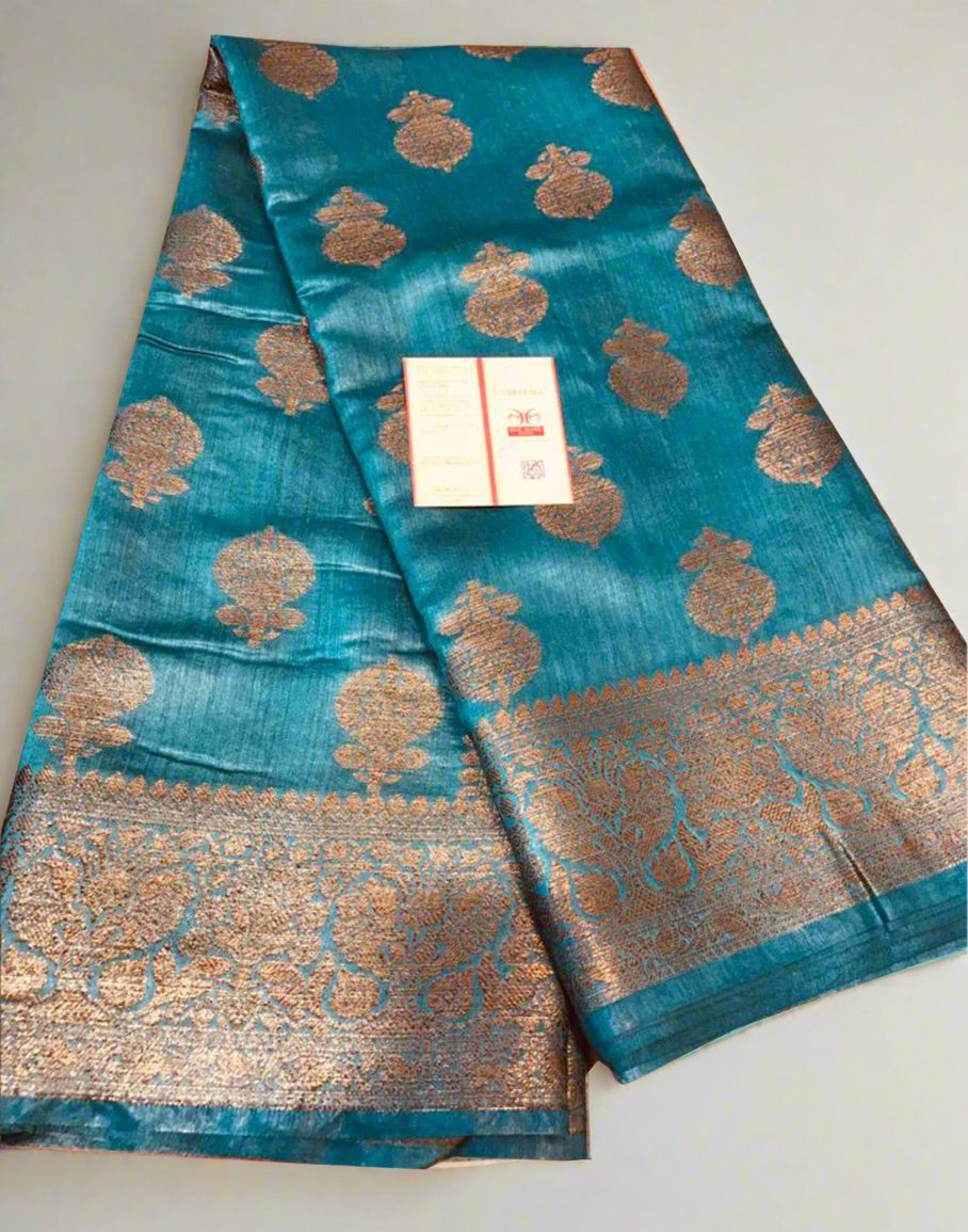 Munga Silk Saree | Peepal Clothing