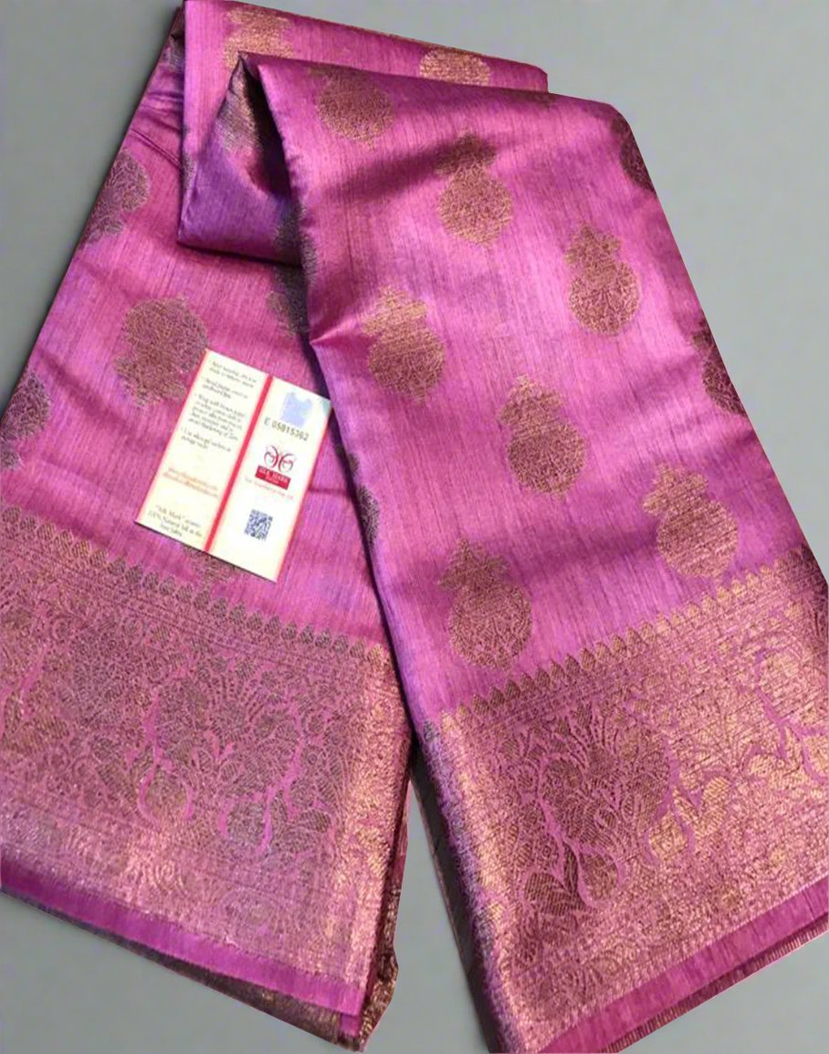 Munga Silk Saree | Peepal Clothing