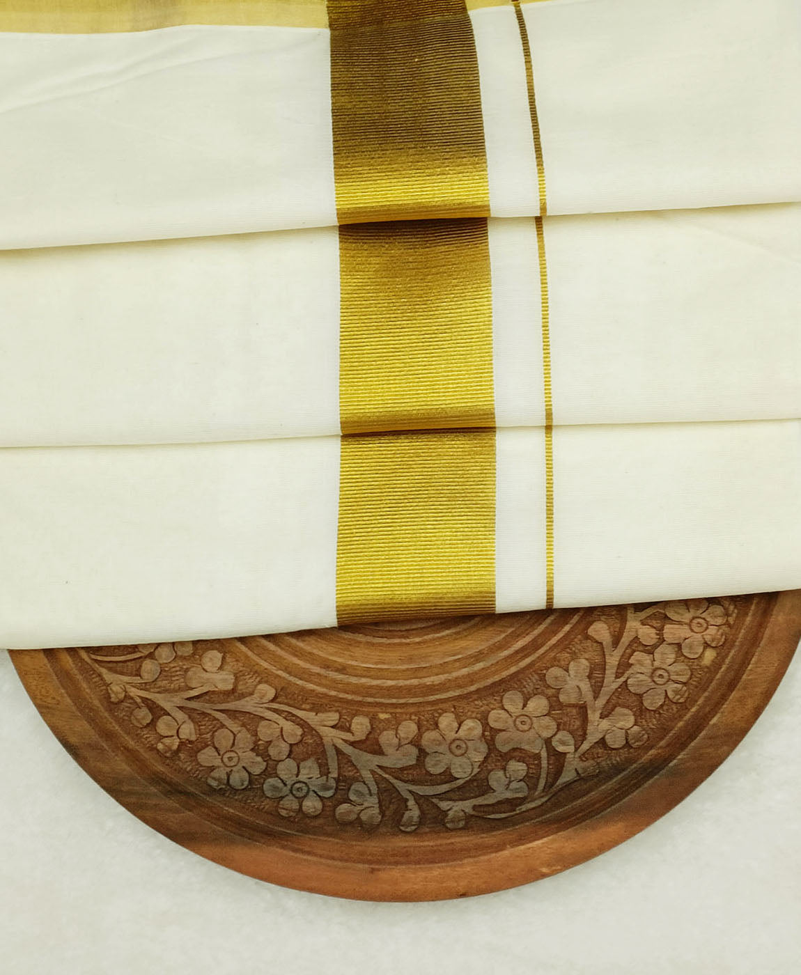 Pure Kerala Cotton Saree | Peepal Clothing