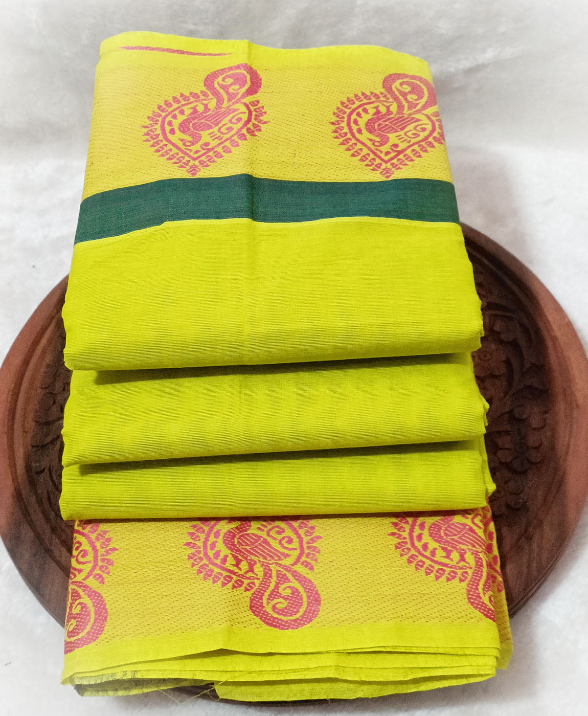 Chettinad Cotton Saree | Peepal Clothing