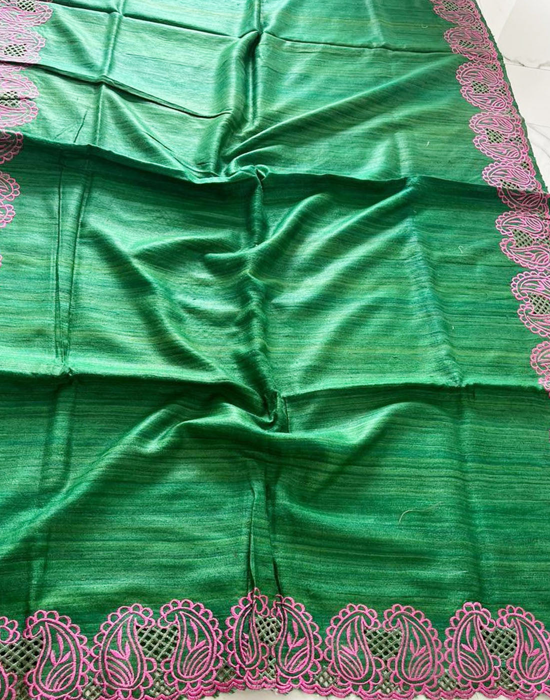 Cutwork Saree | Peepal Clothing