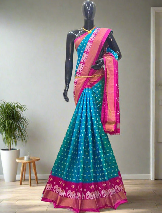Pochampally Silk Saree www.peepalclothing.com