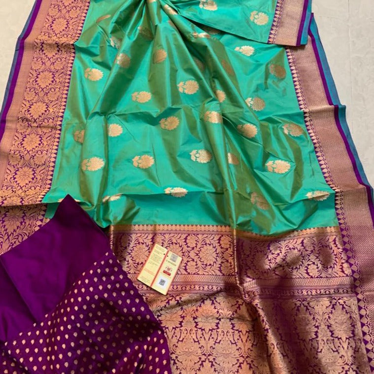 Banarasi Silk Saree www.peepalclothing.com