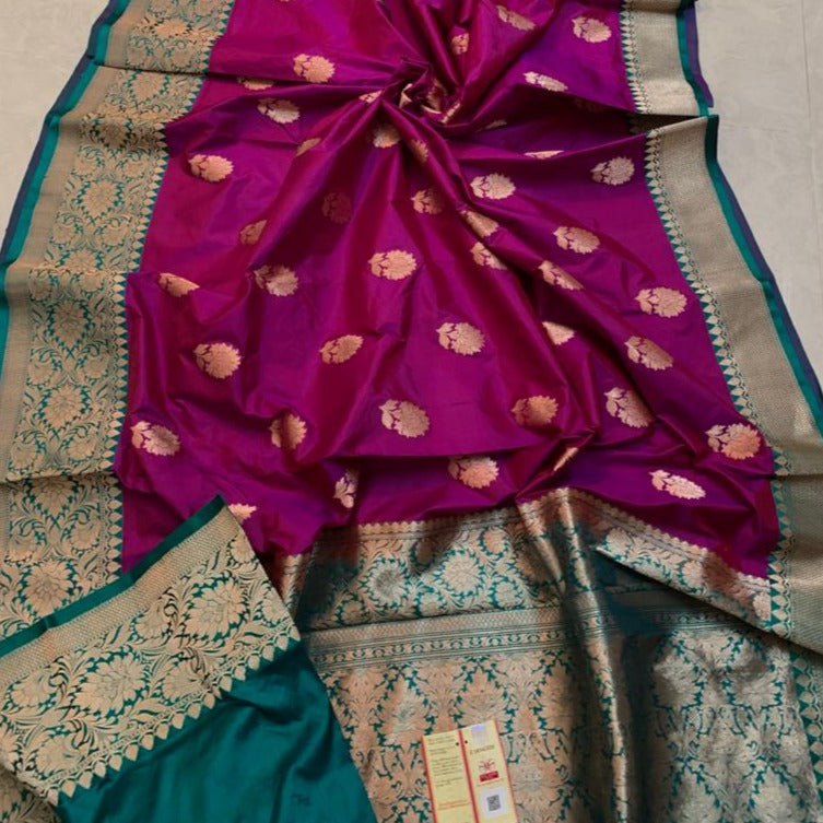 Banarasi Silk Saree www.peepalclothing.com