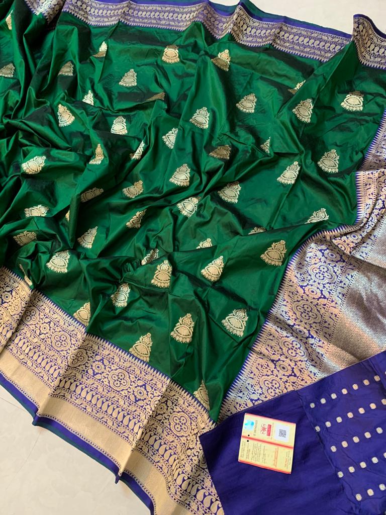 Banarasi Silk Saree www.peepalclothing.com