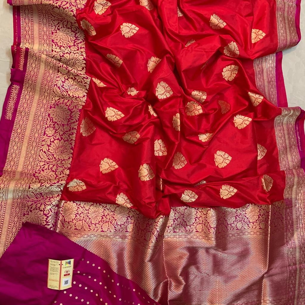 Banarasi Silk Saree www.peepalclothing.com