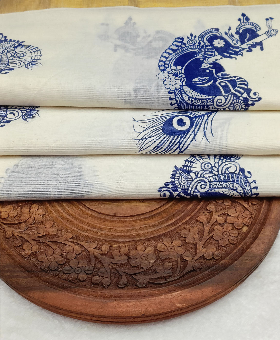 Cotton Saree | Peepal Clothing