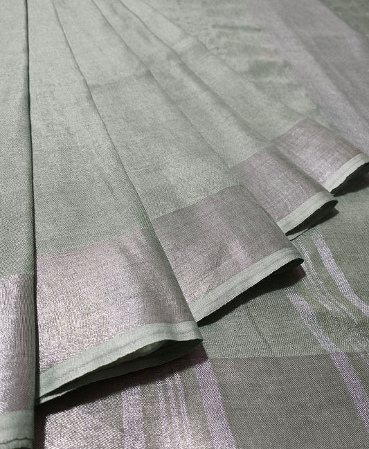 Linen Saree | Peepal Clothing