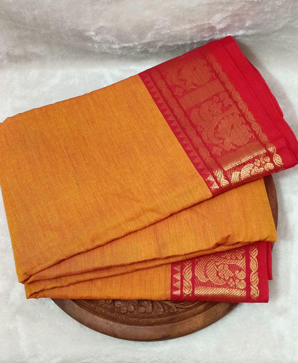 Cotton Saree | Peepal Clothing