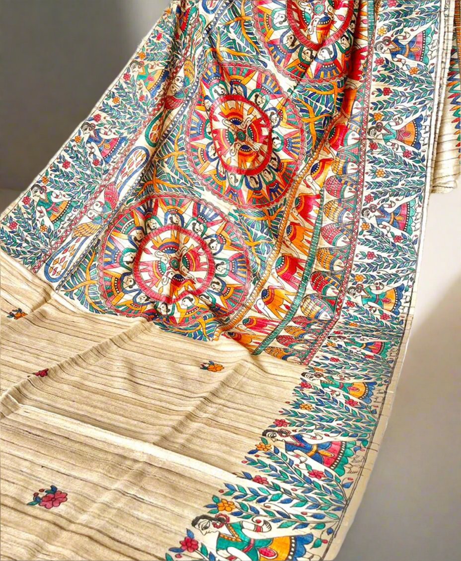 Madhubani Sari | Peepal Clothing